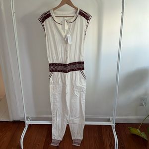 NWT Anthropologie Flannel Jumpsuit